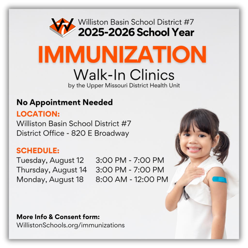 immunization clinic schedule