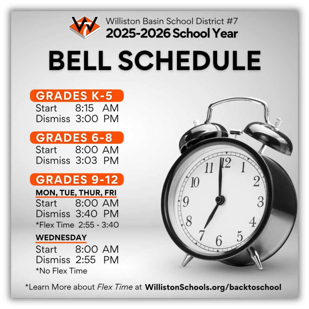 Bell Schedule (K-12)