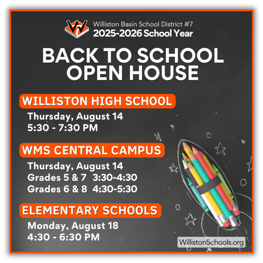 back to school open house schedule 2025