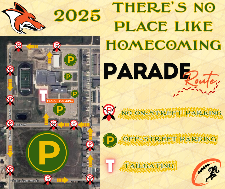 homecoming parade route