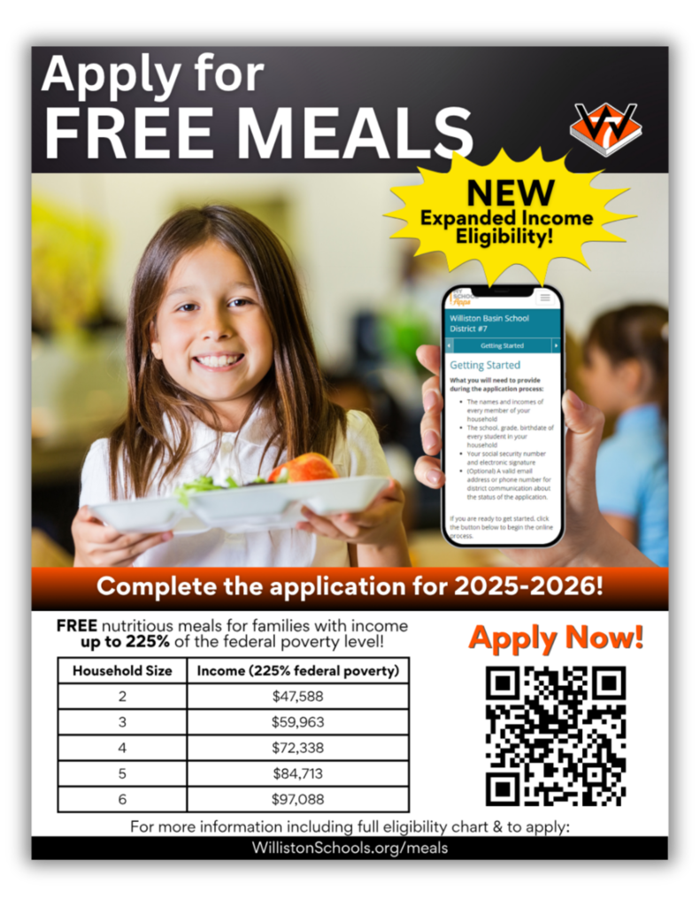 free reduced meals