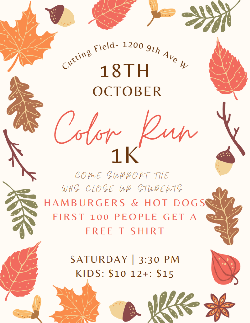 Close Up Color Run