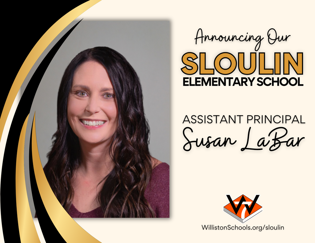 Announcing our Sloulin Elementary School Assistant Principal Susan LaBar