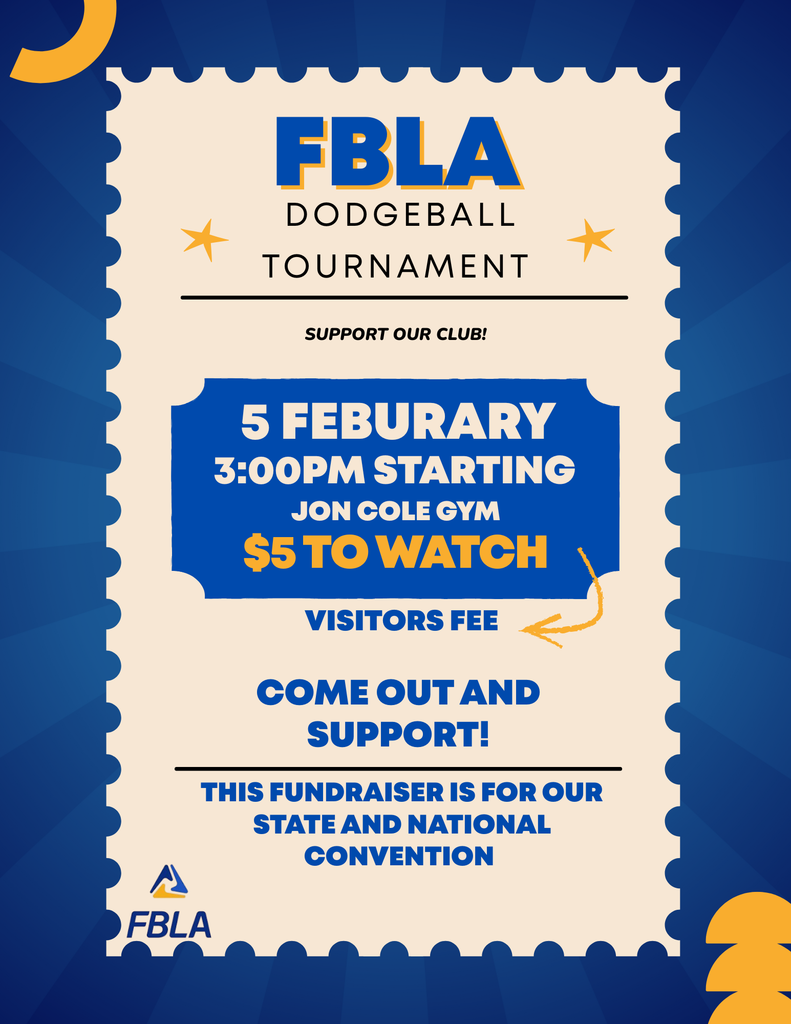 Beige and Blue Modern Fundraising Event School Raffle Flyer