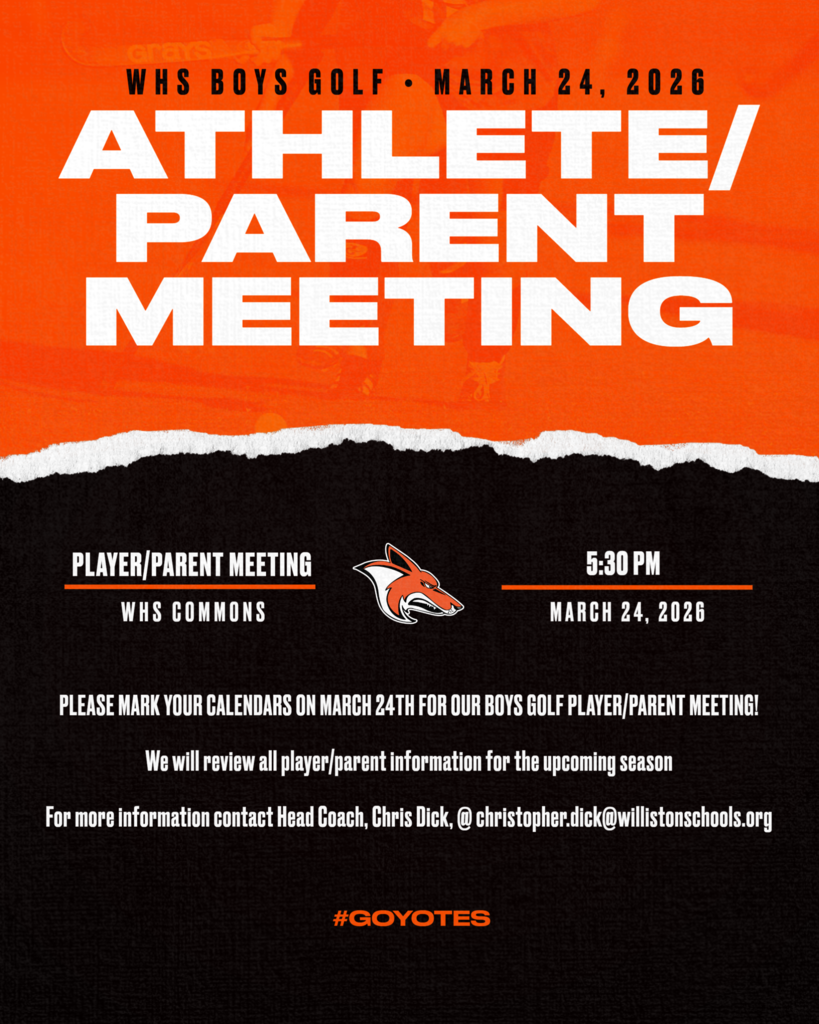 WHS Boys Golf Parent Meeting 2026