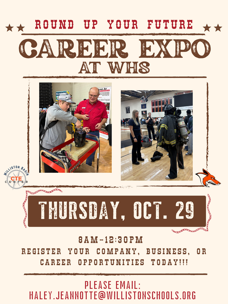 cowboy themed career expo poster for October 29th from 8am-12noonth