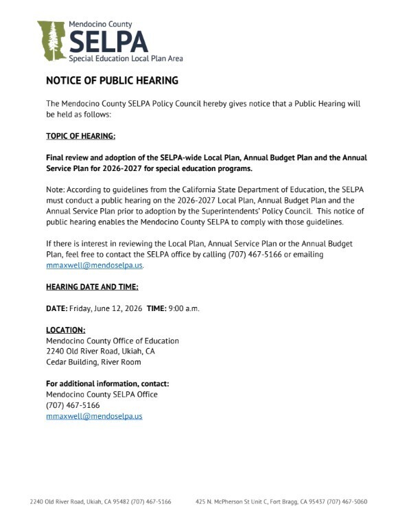 Public Hearing