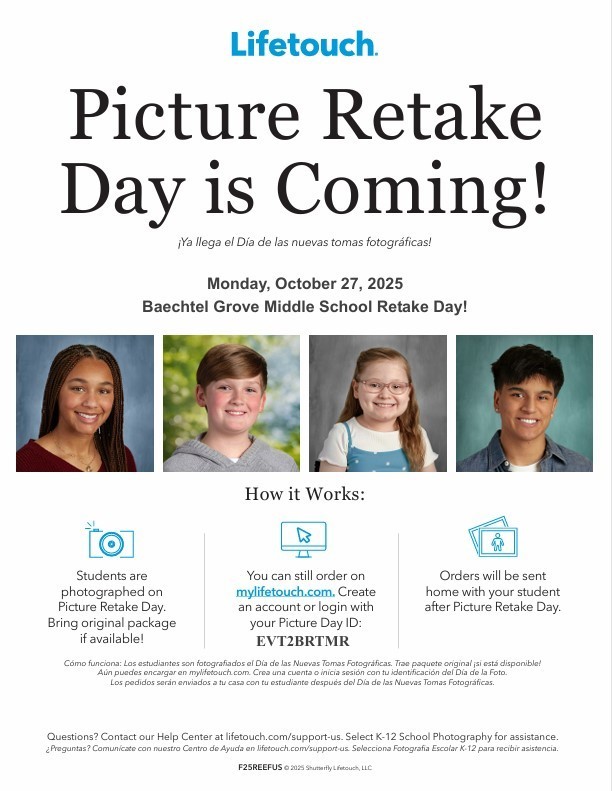 BGMS Picture Retake Day-10/27