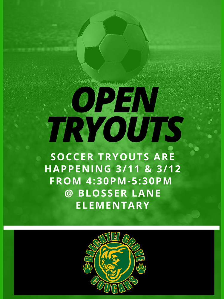 BGMS Soccer Tryouts