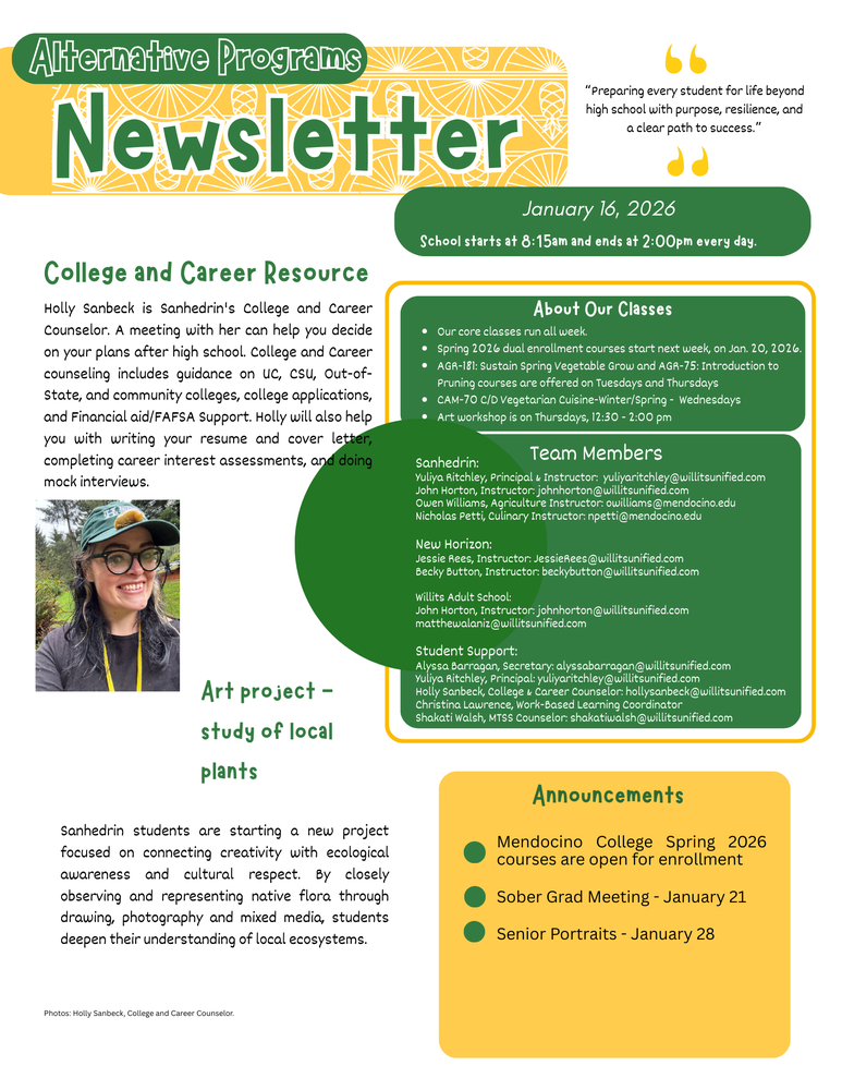 Alt Ed Newsletter