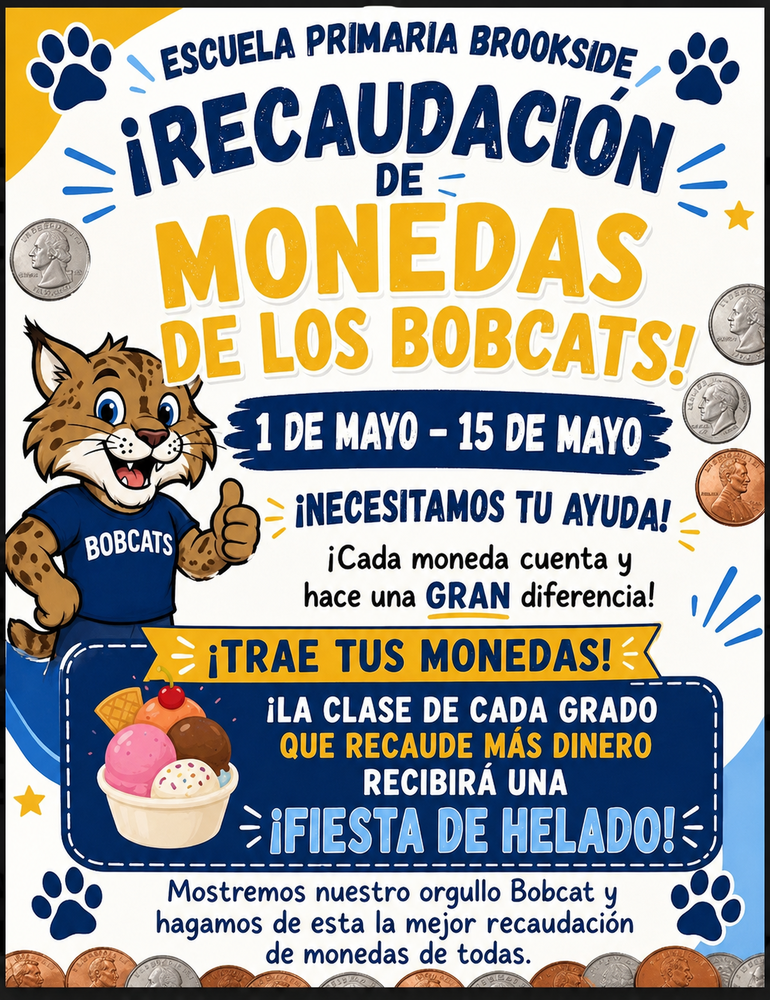 coin drive graphic from May 1st to May 15th