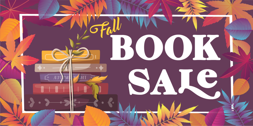 Fall Book Sale Graphic