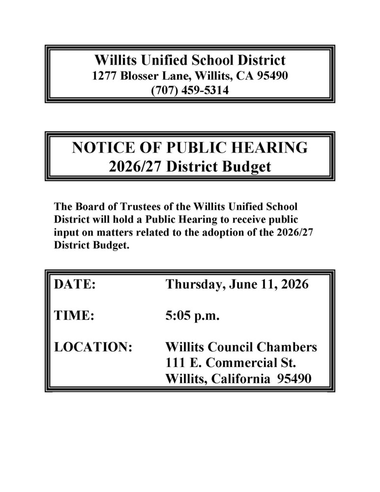 Public Hearing Notice