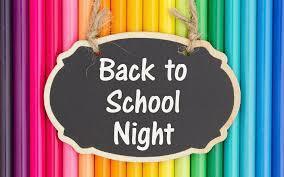 Back to school night