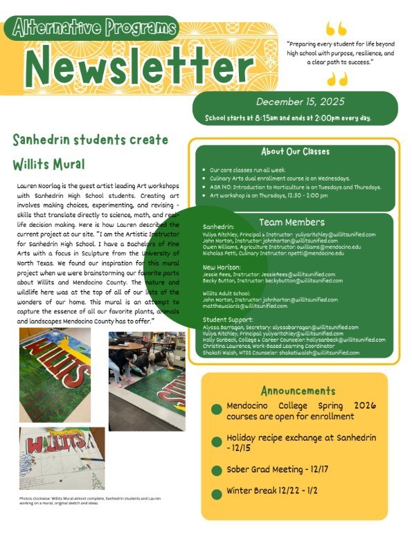 Alt Ed Newsletter