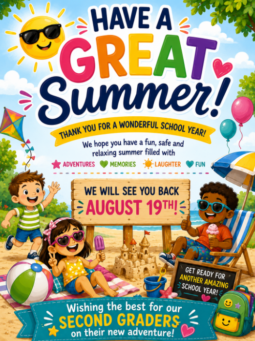 Have a great summer!