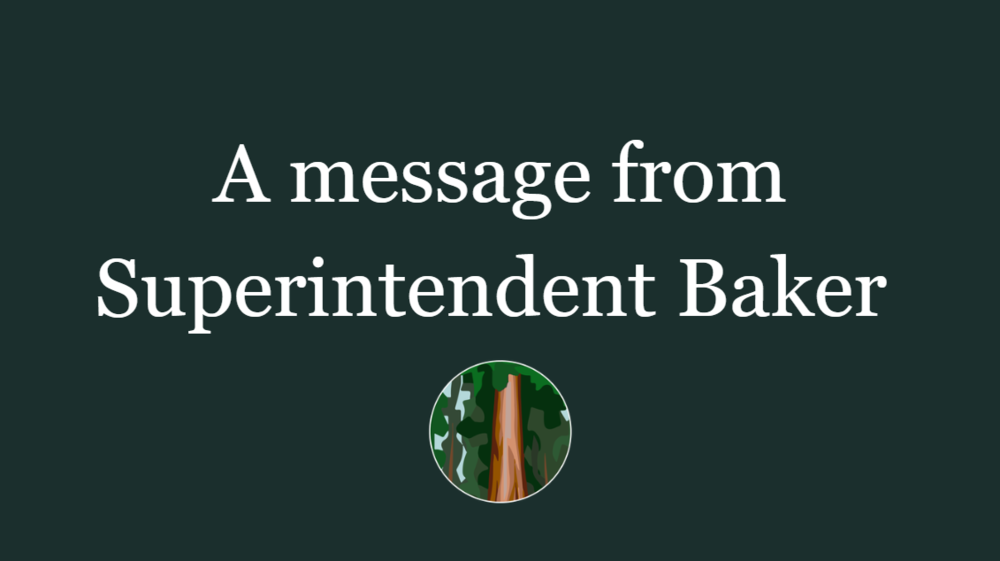 Superintendent Baker Update