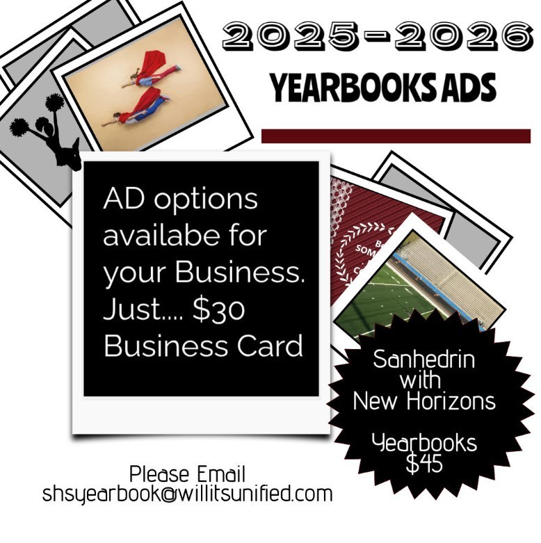 Yearbook ad flyer