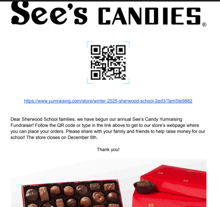 See's Candy Fundraiser QR code