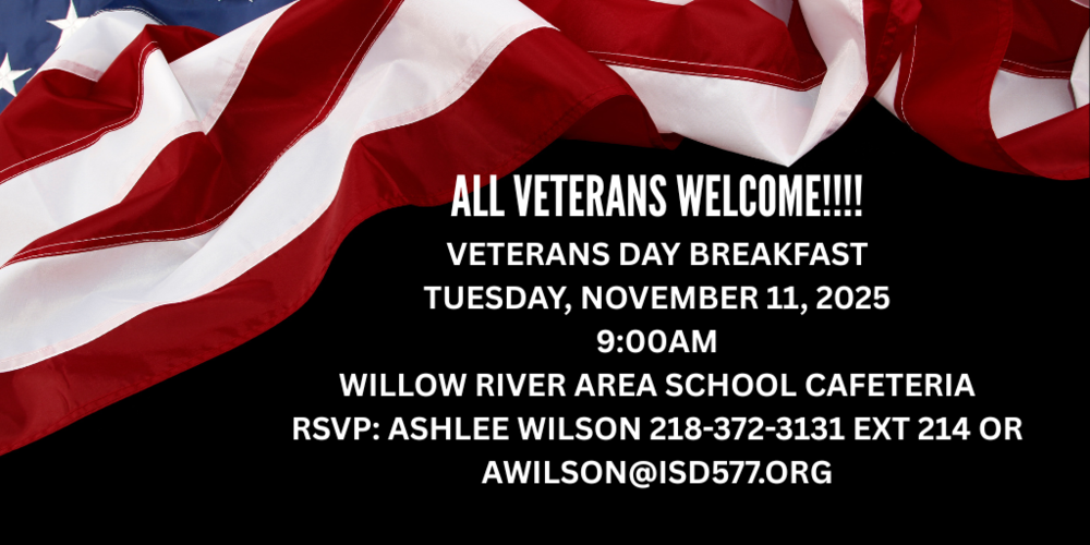 VETERANS DAY BREAKFAST AND PROGRAM