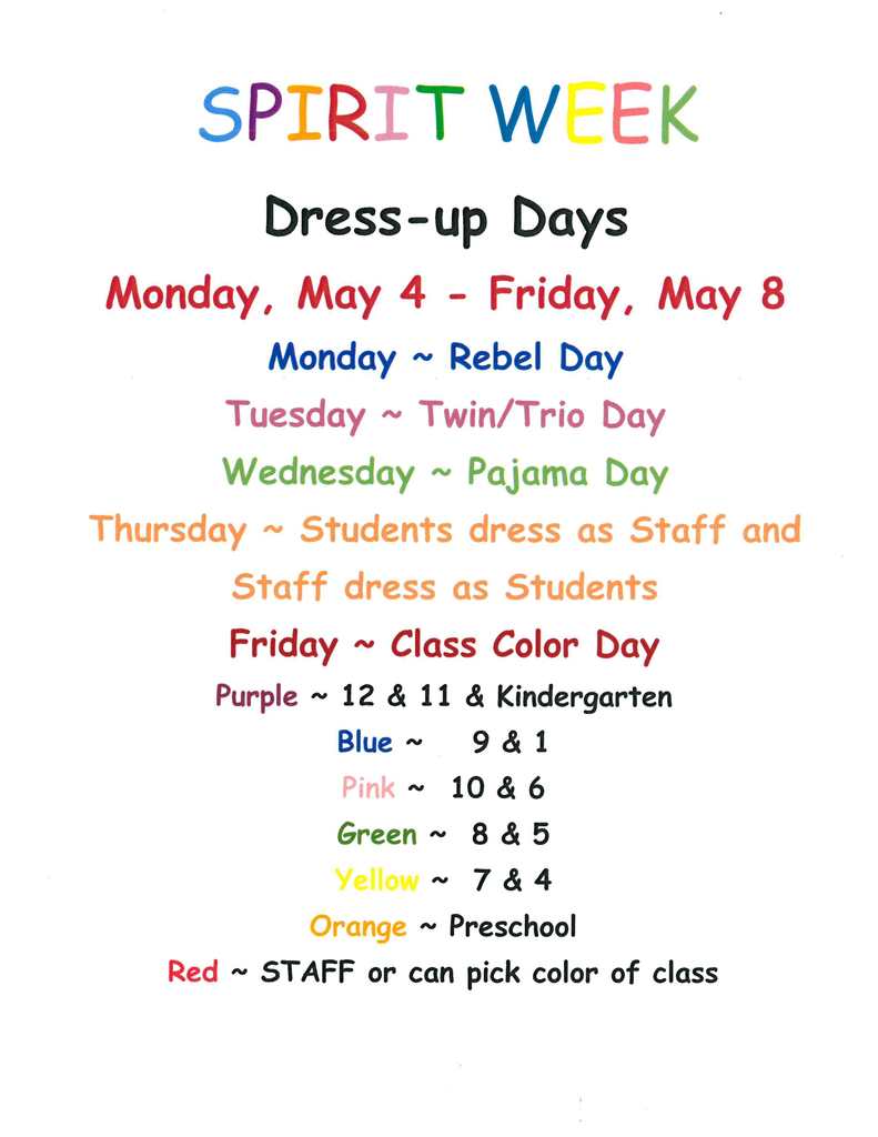 SPIRIT WEEK