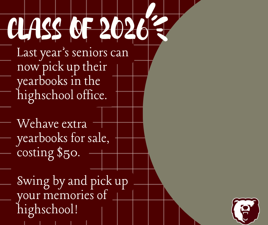 Pick up yearbooks