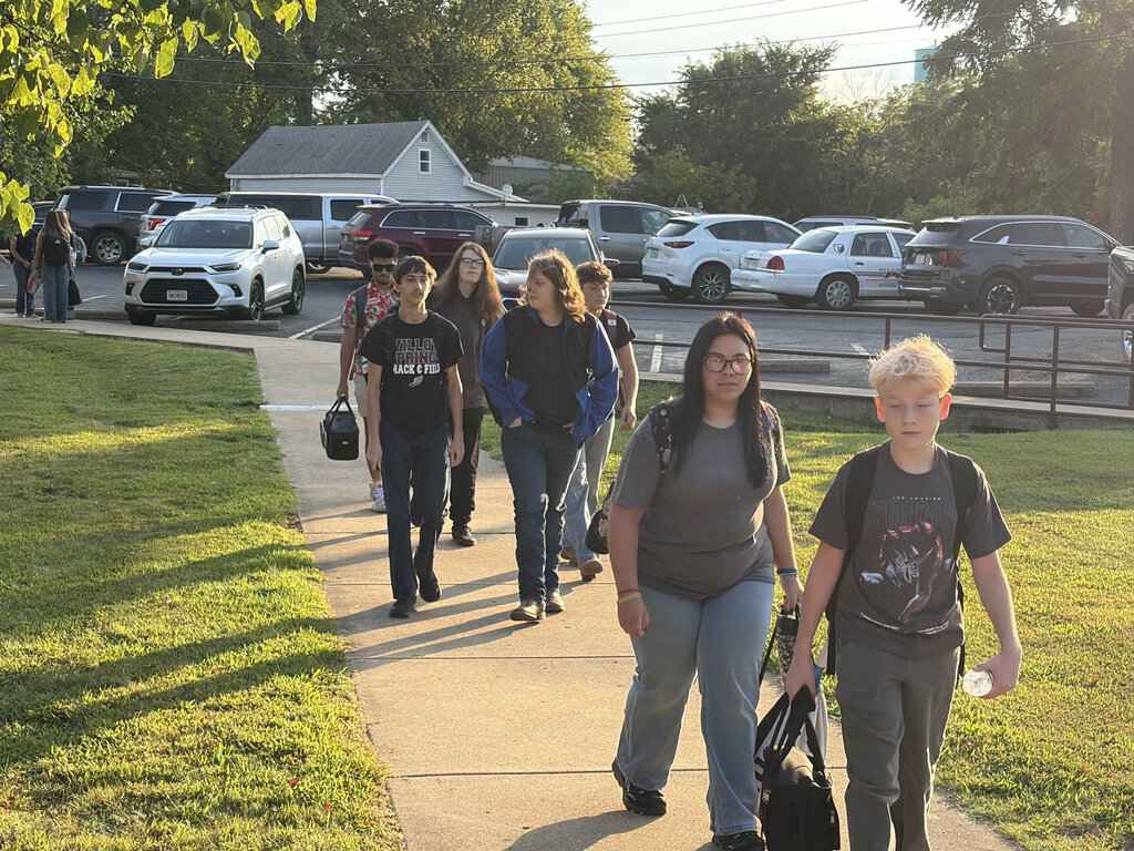 walking in
