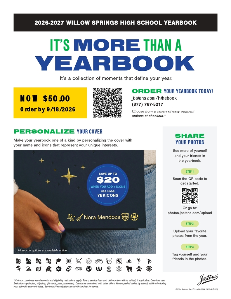 Yearbook flyer