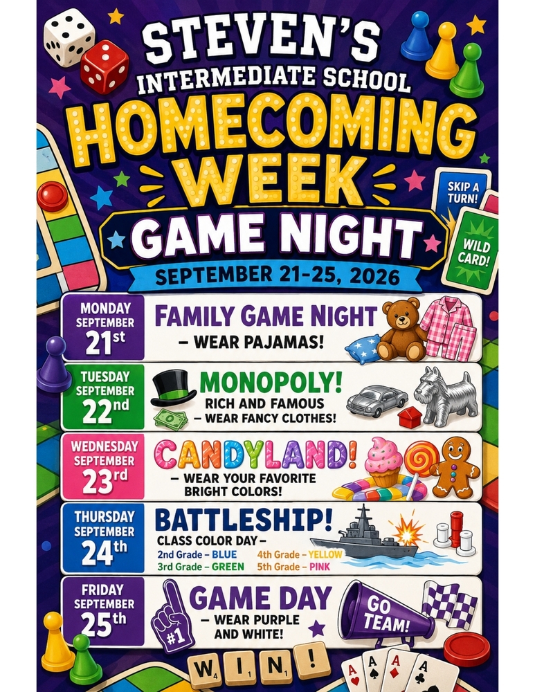 Homecoming 2026 Game Night!