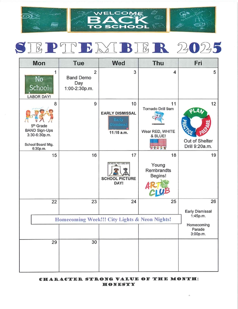 September Calendar