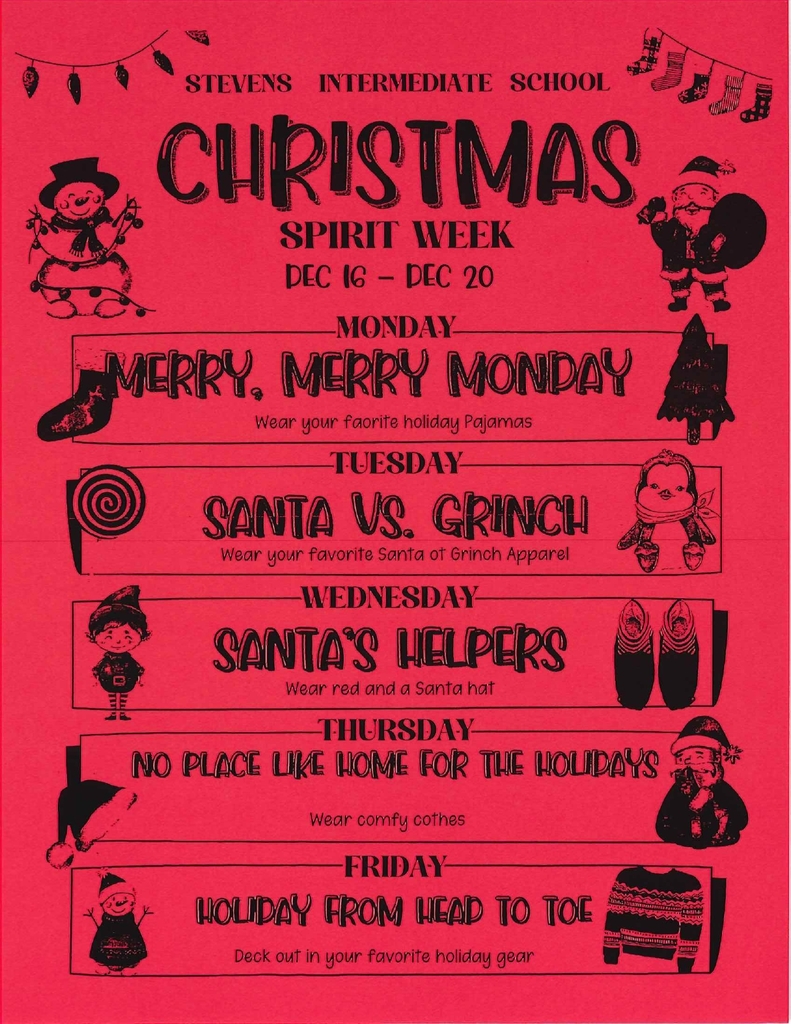 Dress Up Days Flyer