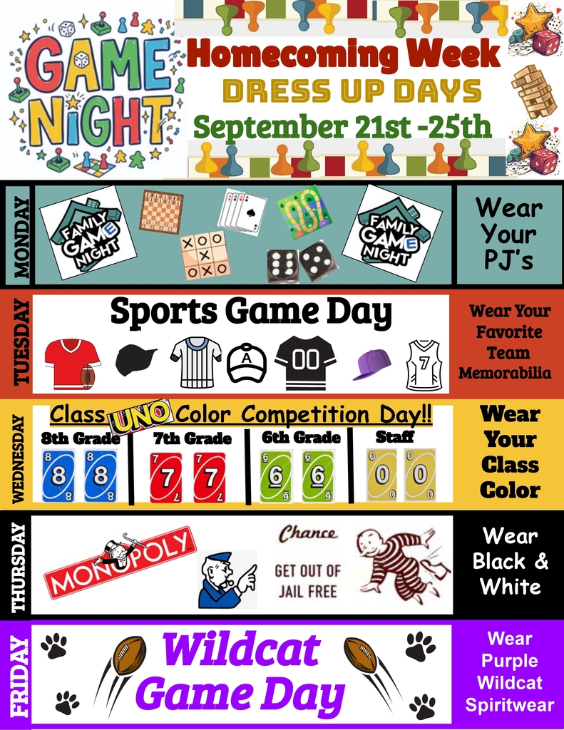 homecoming week dress up days