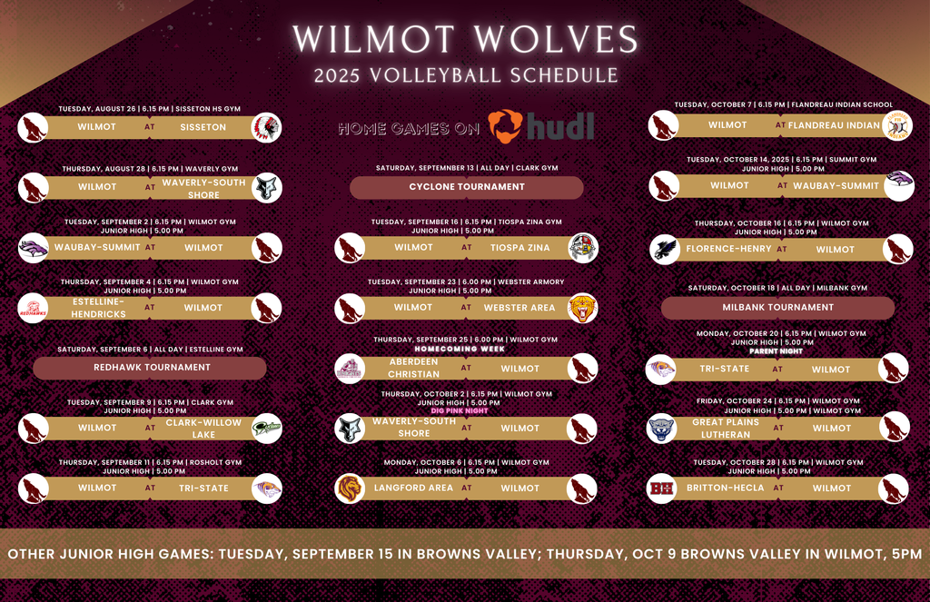 volleyball schedule