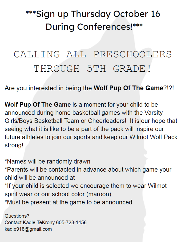 Wolf Pup of the Game