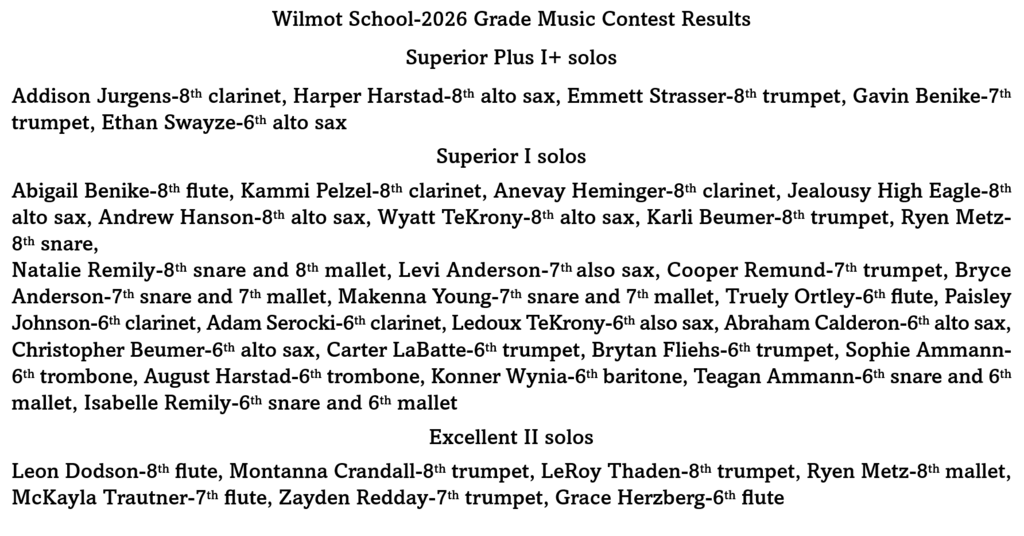 music contest results