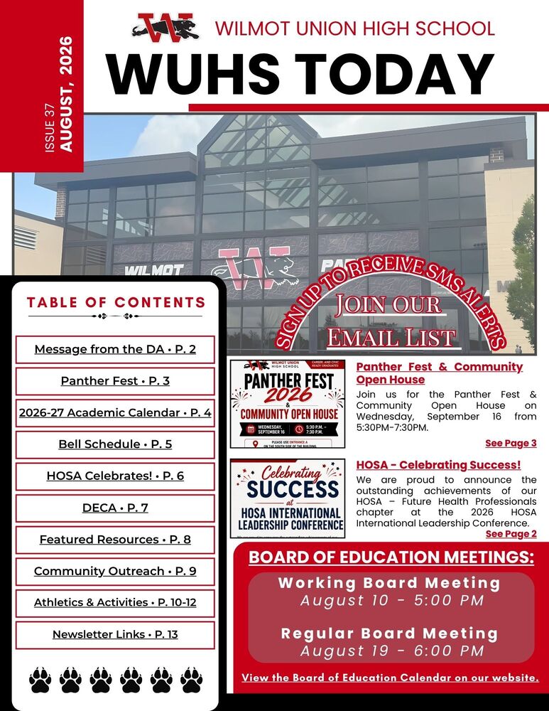 wuhs today 8/2026