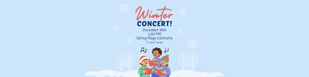 2nd & 3rd Gr. Winter Concert