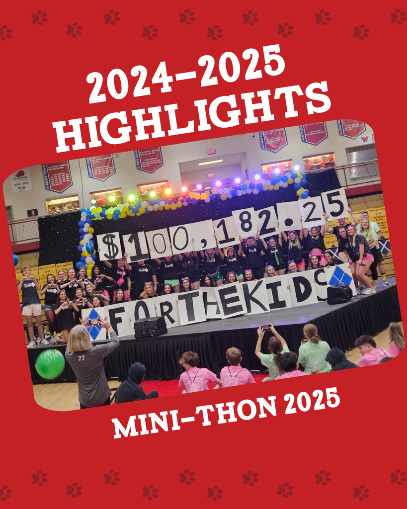 2024-2025 highlights Mini THON 2025 Reveal picture $100,182.25