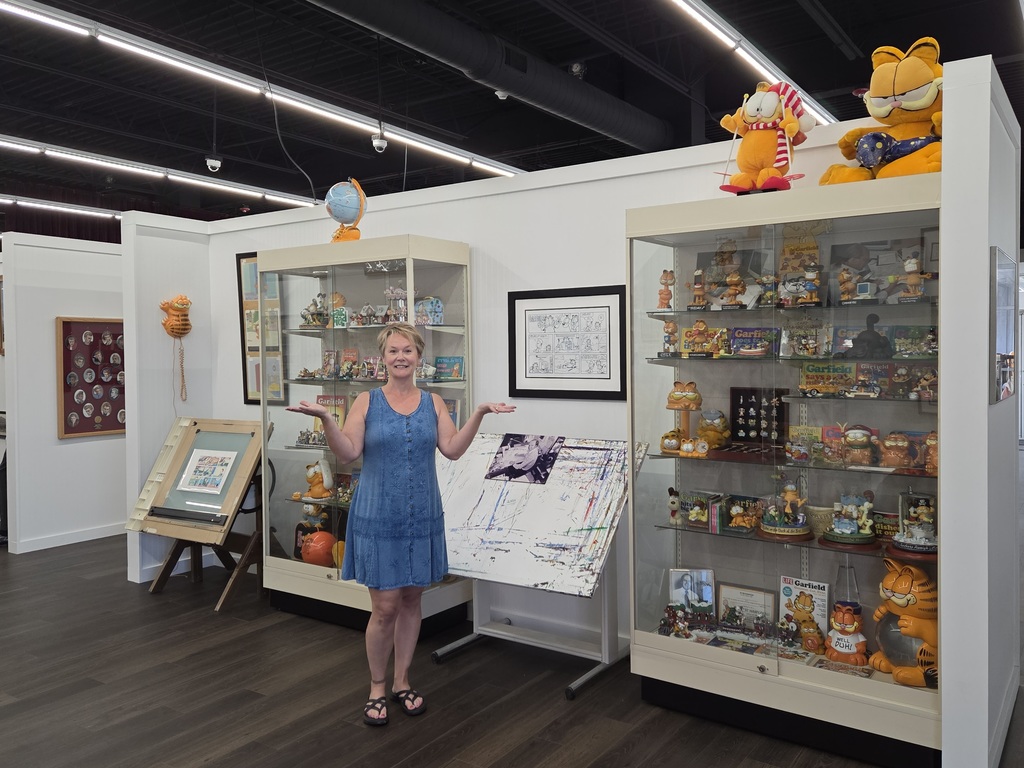 Dr Stoudt at the garfield museum