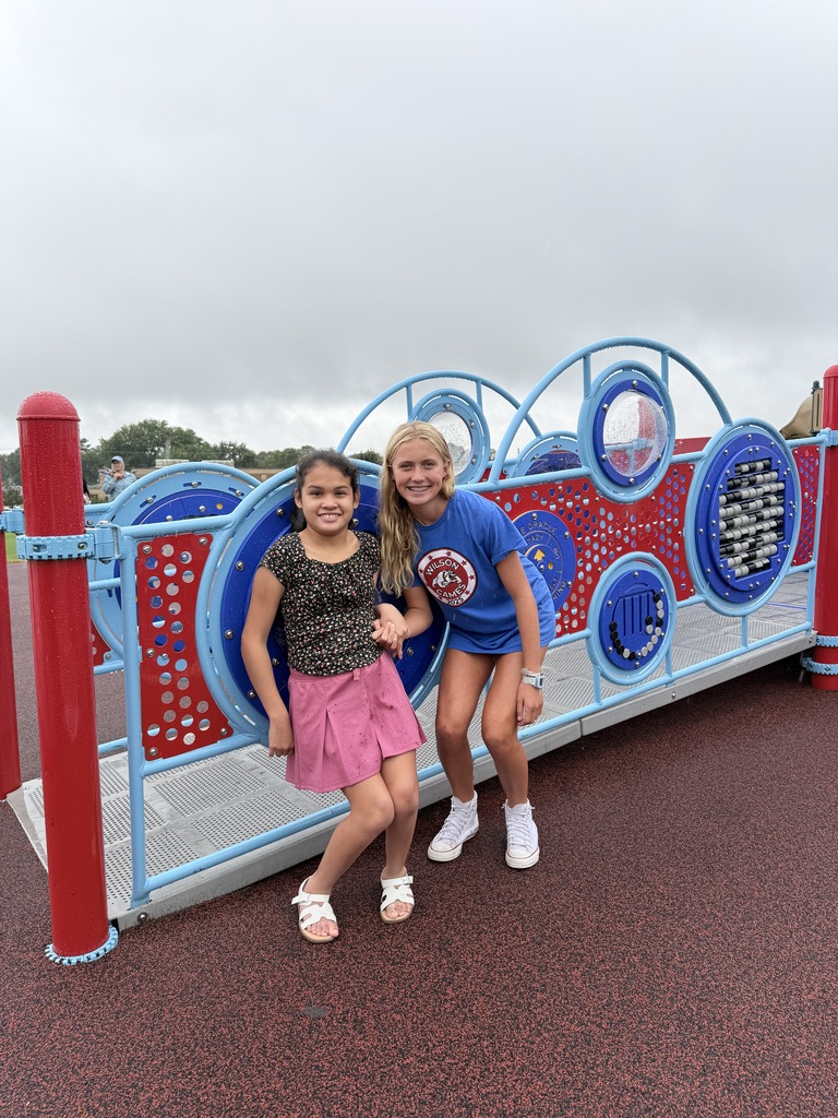 friends on the adaptive playground