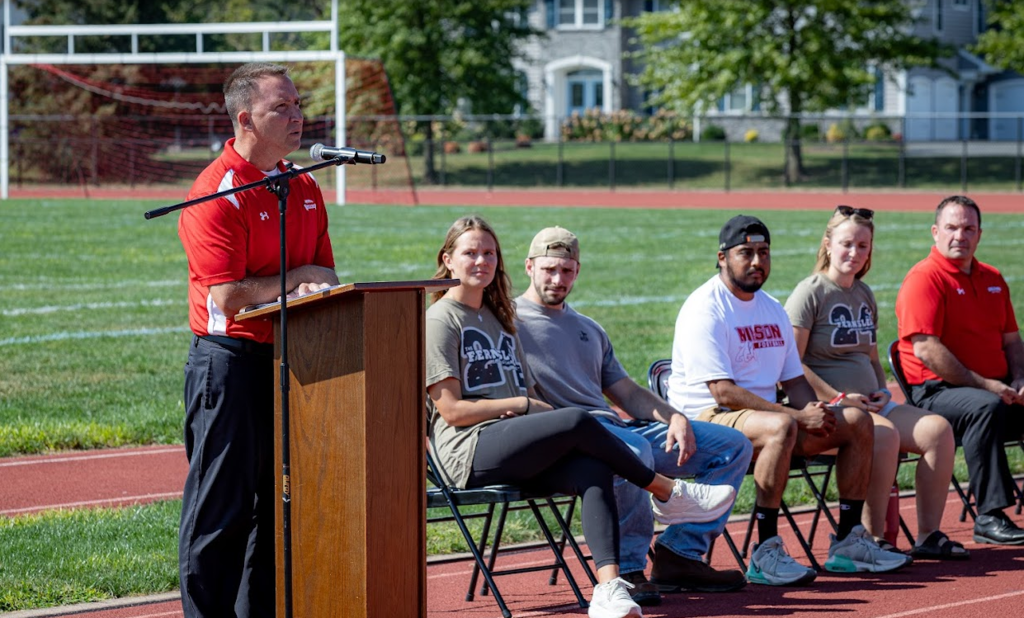 athletic director speaking
