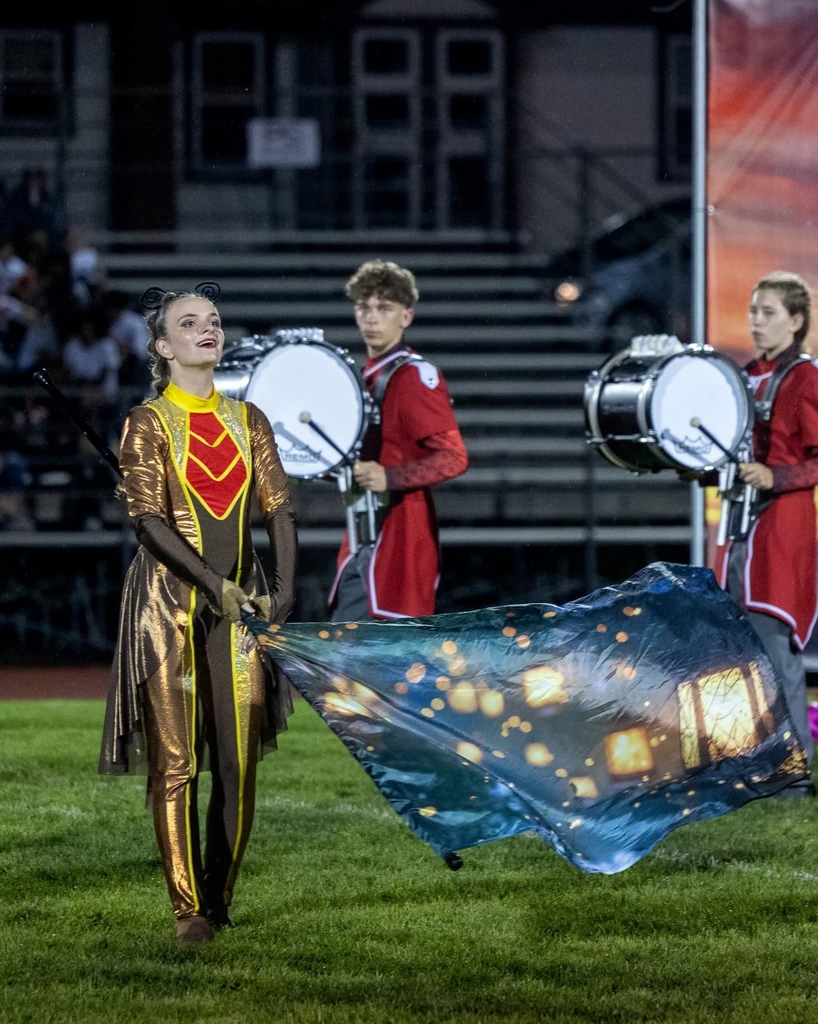 Flag girl