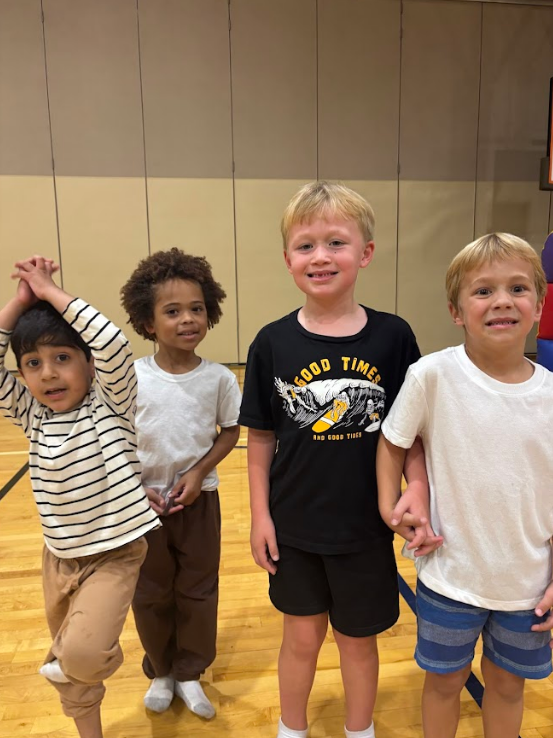 students smiling at camera