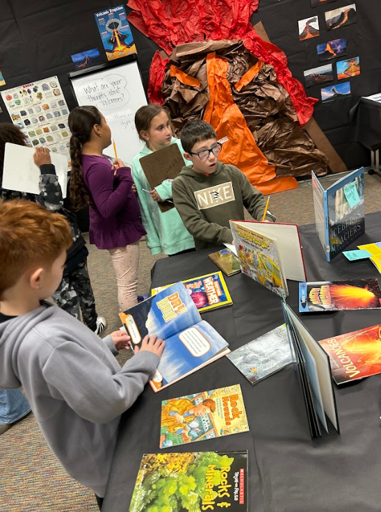students with books