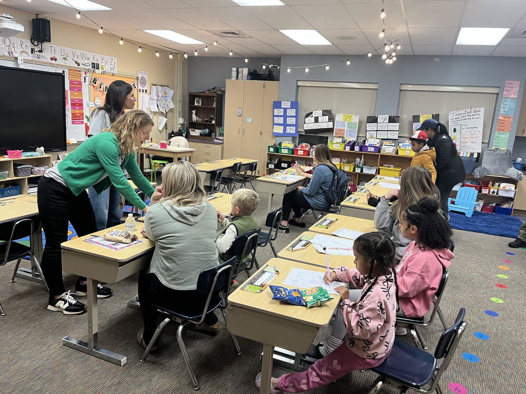 students working at desks