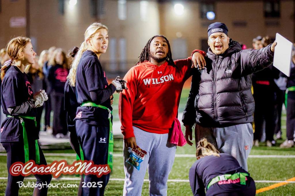 coaches talking to girls