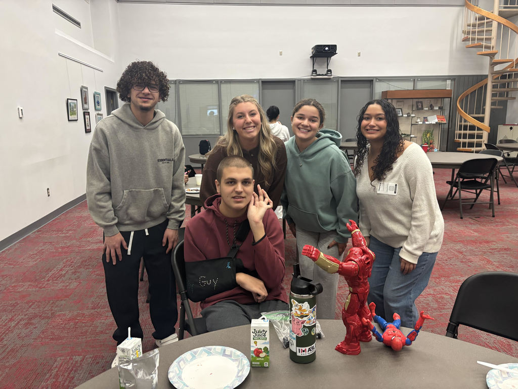 students smiling at camera