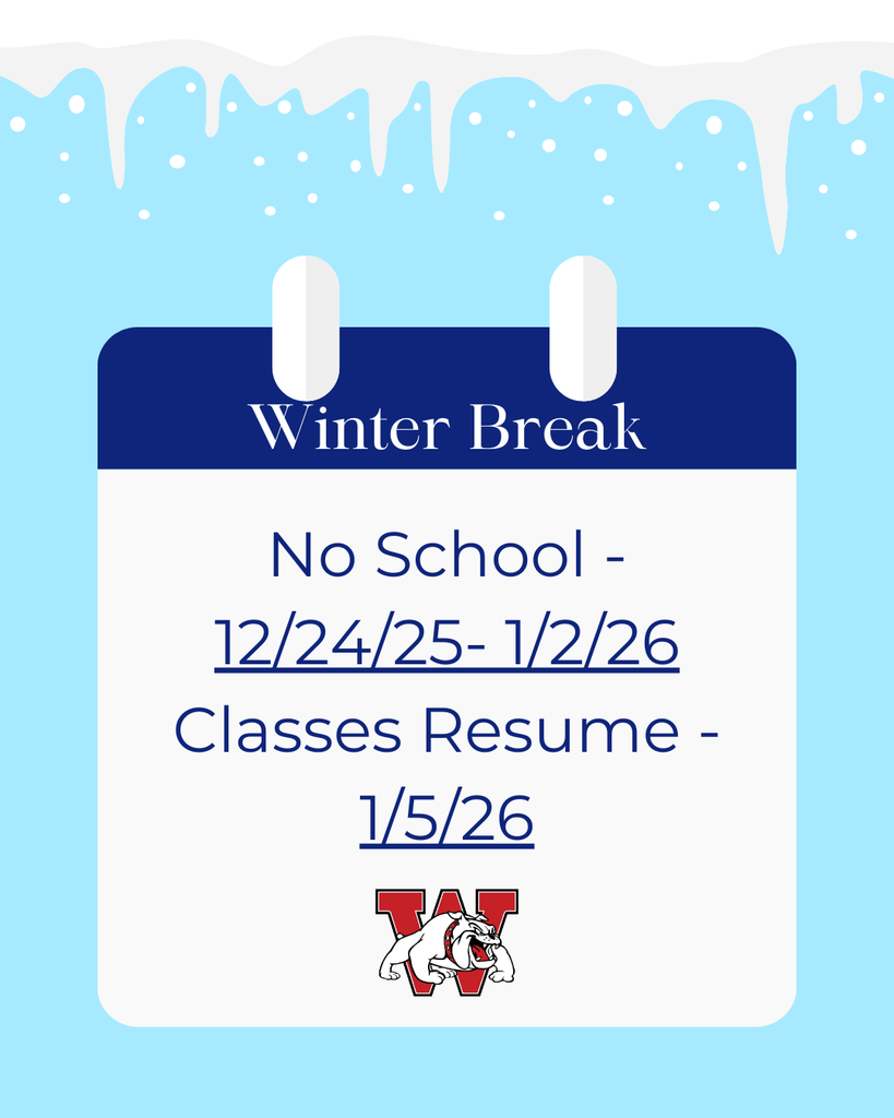 Winter Break No School - 12/24/25- 1/2/26 Classes Resume - 1/5/26