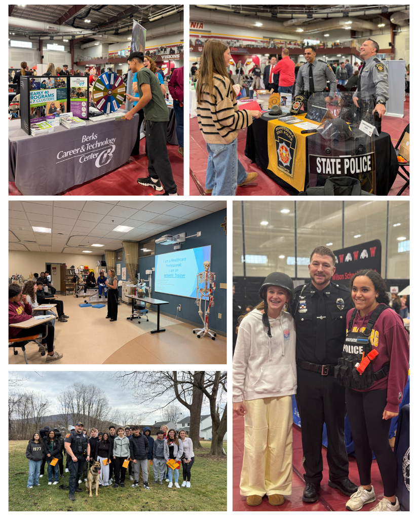 students at career fair