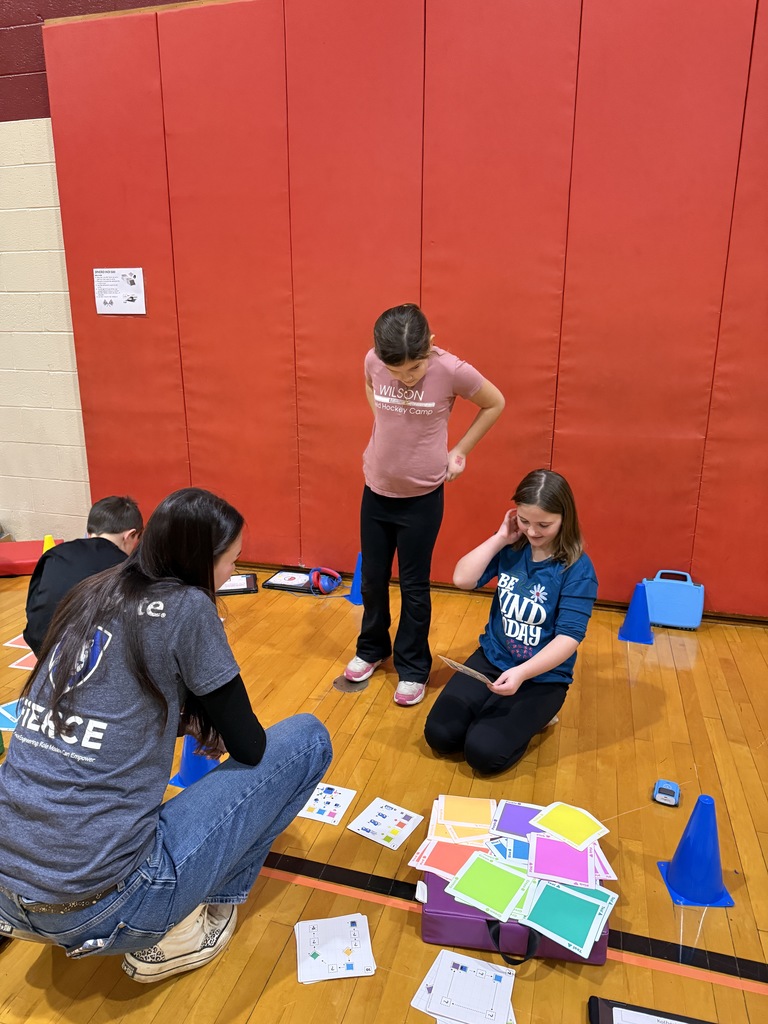 students working with penn state students
